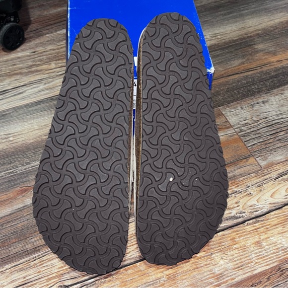 Birkenstock Naples Suede Leather Mules Clogs Taupe Mens US 12 EU 45 Regular Fit - Picture 4 of 6